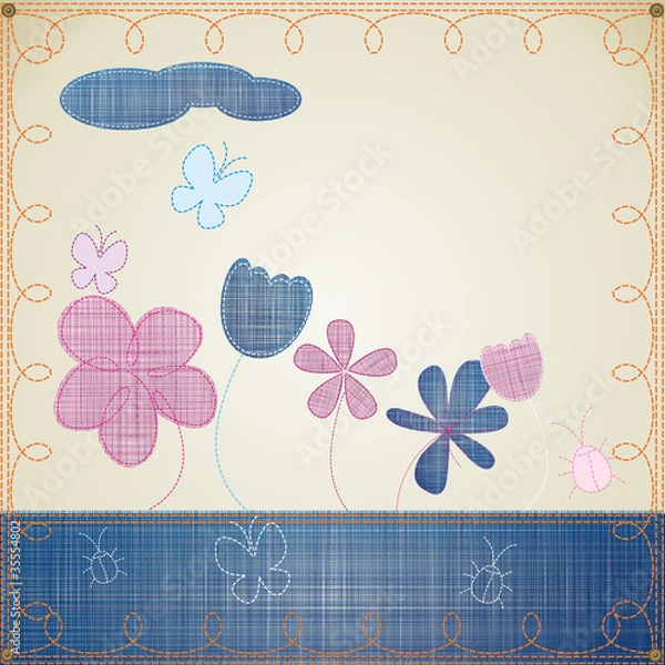 Obraz blue jeans frame