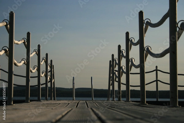 Fototapeta sunset on the beach