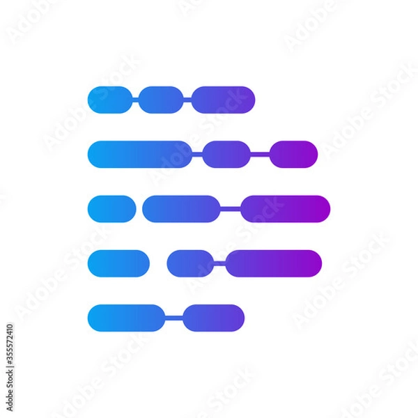 Fototapeta letter D and electric symbol vector logo
