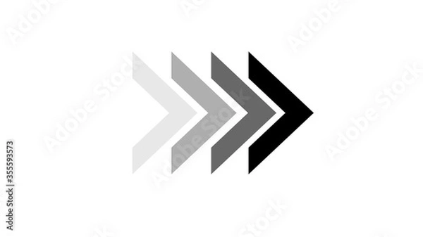 Fototapeta Swipe up, set of buttons for social media. Black arrows
