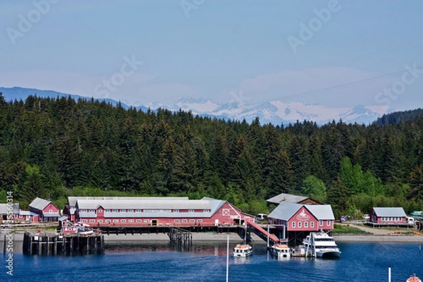 Fototapeta Icy Strait Point, Alaska