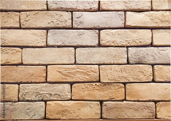 Fototapeta abstract texture pattern on the brick wall