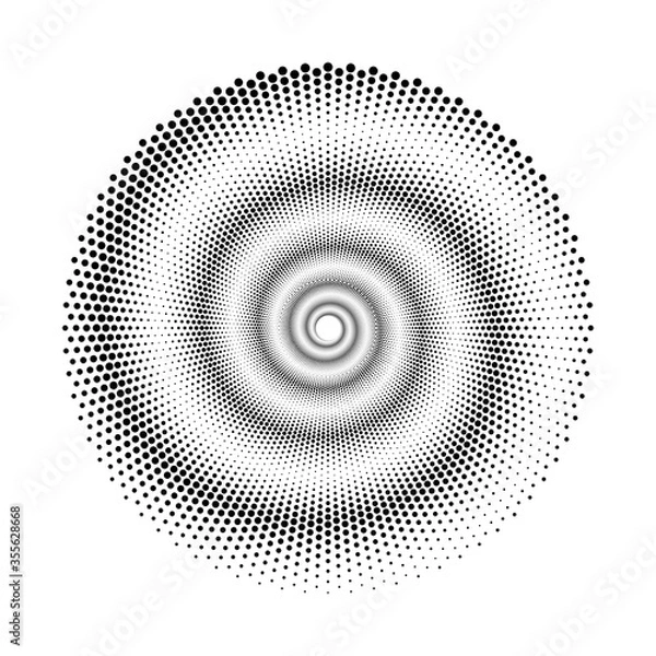 Obraz Design spiral dots backdrop