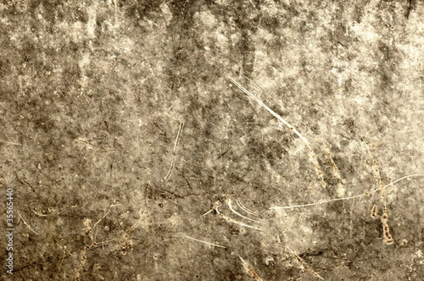 Obraz Old, rusty metal close-up, sephia.