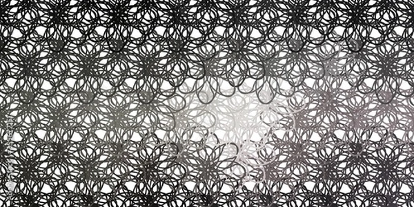 Fototapeta Light Gray vector backdrop with bent lines.