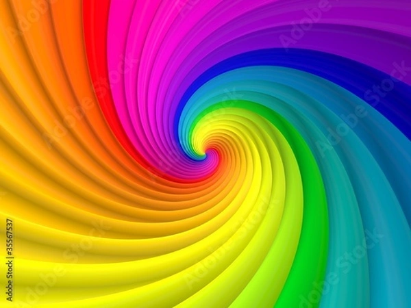Obraz colorfull spiral