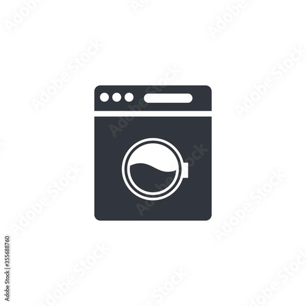 Fototapeta washing machine logo