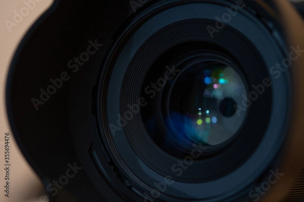 Fototapeta カメラのレンズのアップイメージ