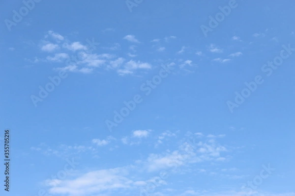 Fototapeta blue sky with white clouds