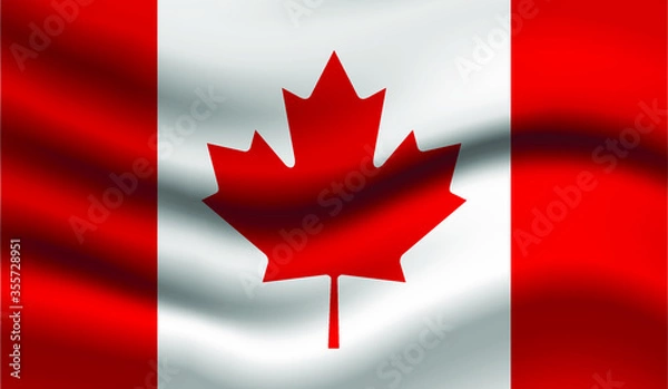 Fototapeta flag of canada