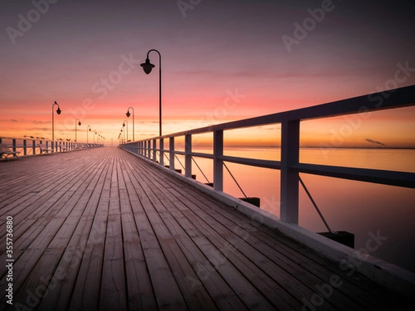 Obraz Molo, Morze Bałtyckie