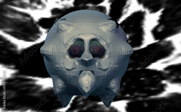 Obraz 3d illustration chrome mix chrome.