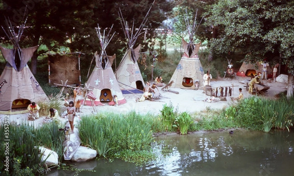 Fototapeta Indian Tepees