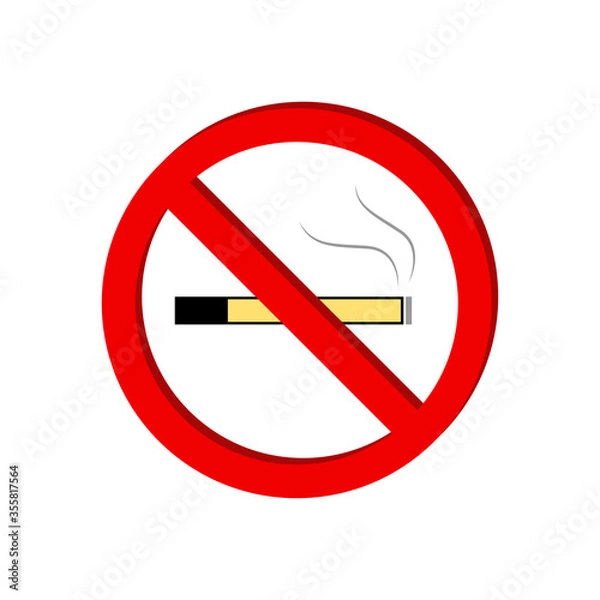Obraz No smoking icon