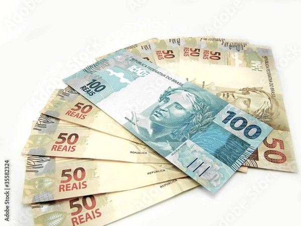 Obraz Money from Brazil - New currency design