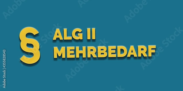 Fototapeta Arbeitslosengeld Mehrbedarf