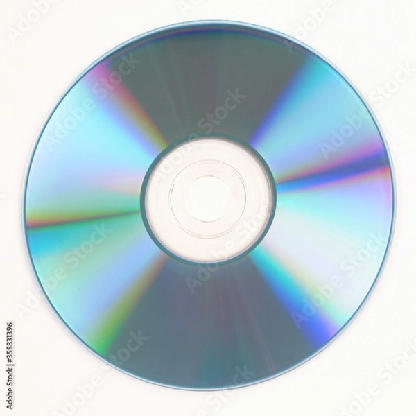 Fototapeta cd dvd isolated on white background
