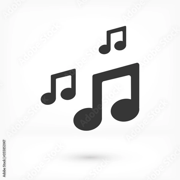 Fototapeta Vector music Icon vector . lorem ipsum Flat Design JPG