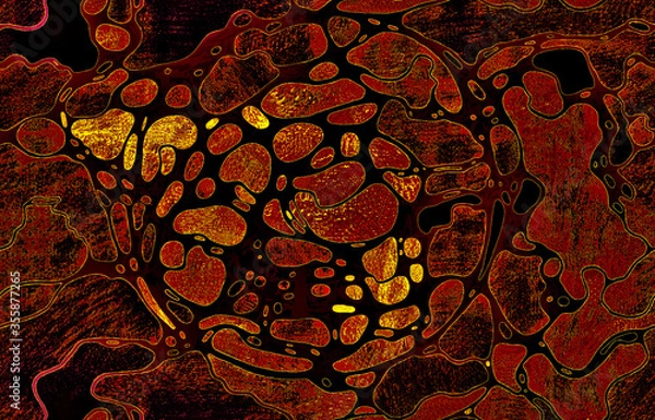 Fototapeta Burning Ashes seamless abstract background pattern