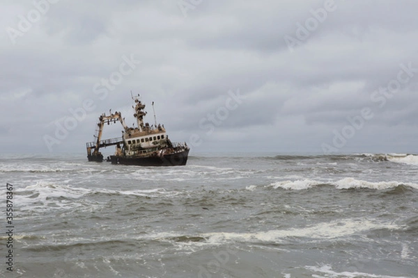 Obraz Shipwreck in the ocean