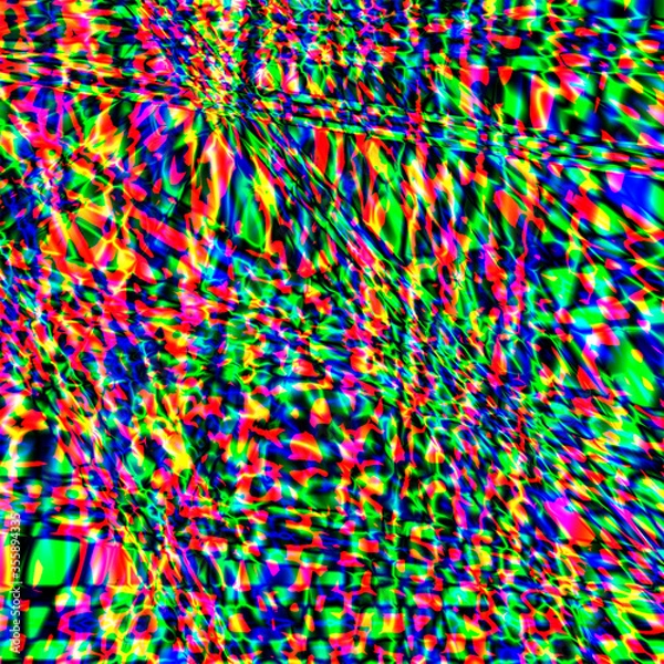 Obraz Abstract Psychodelic Vivid Rainbow Colorful, Wallpaper pattern paint, Flowing light strokes motion bright colorful smoke, Multicolor clouds, Rainbow cloudy pattern, Blurry gas, Foggy spectrum