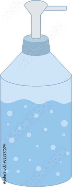 Fototapeta image of a bottle on a white background