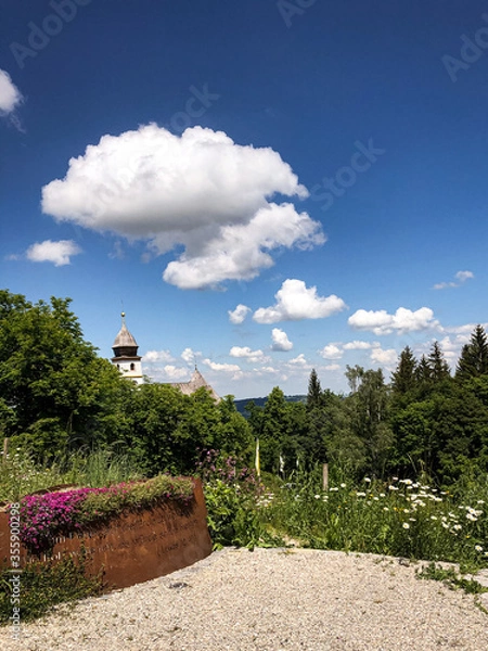Obraz chruch in the mountains