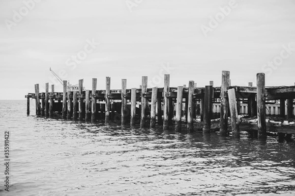 Obraz Pier on Mobile bay