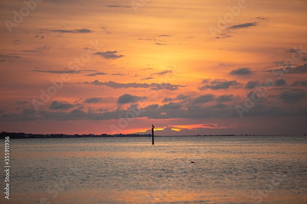 Obraz Mobile Bay sunset