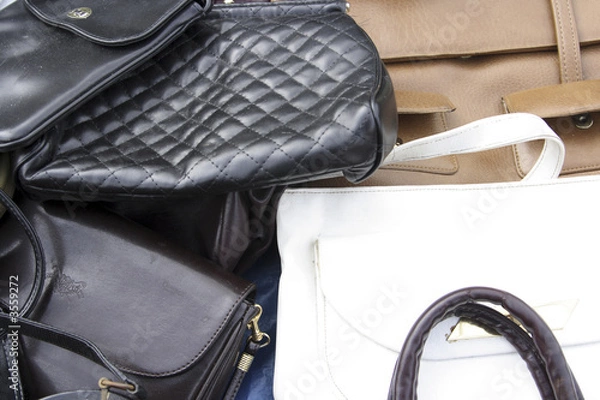 Fototapeta Pursues for sale at a flea market in Paris France