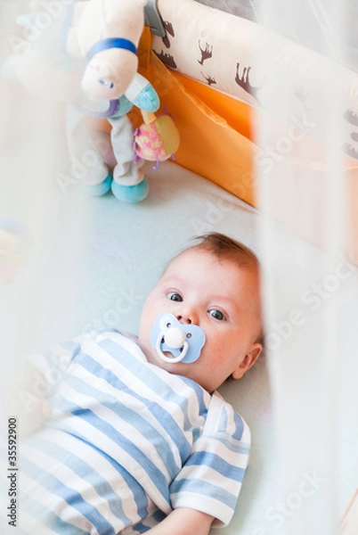 Obraz The small child in a bed