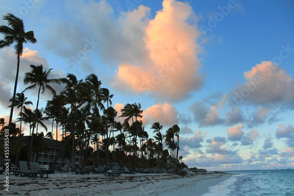 Obraz Sunset at the beach