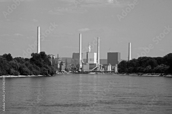 Obraz Industrie am Rhein