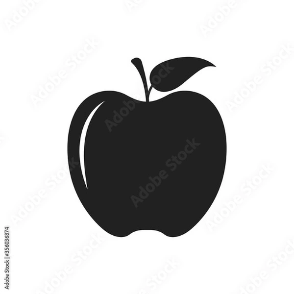 Obraz Apple Icon Illustration Vector
