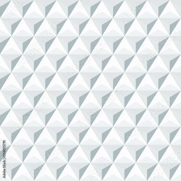 Obraz Background 3d paper, White abstract geometric texture.  Art style can be used in cover design, book design, poster, cd cover, flyer, website backgrounds