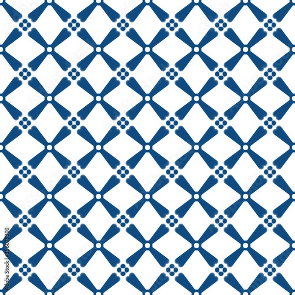 Obraz seamless pattern geometric style texture background.
