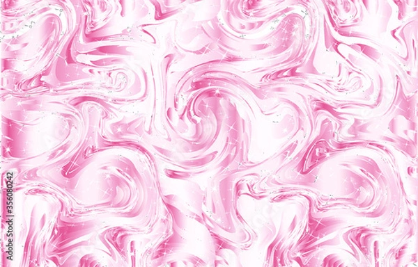 Obraz Luxury gold seamless pattern 01. Liquid marble swirl texture. Abstract background. Marbling technique fluid dye design for fabric, tile, interior, postcard, banner, cover, wallpaper, website, Vector.