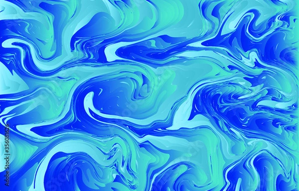Obraz Luxury gold seamless pattern 01. Liquid marble swirl texture. Abstract background. Marbling technique fluid dye design for fabric, tile, interior, postcard, banner, cover, wallpaper, website, Vector.