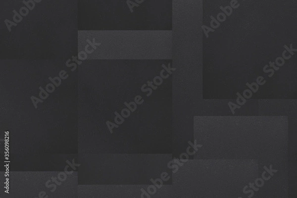 Fototapeta Black and grey abstract background. Geometric shapes. 
