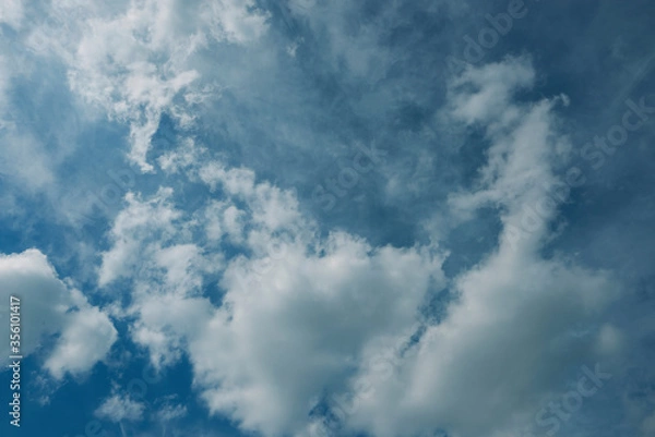 Obraz blue sky with clouds