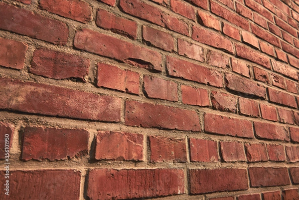 Obraz red brick wall