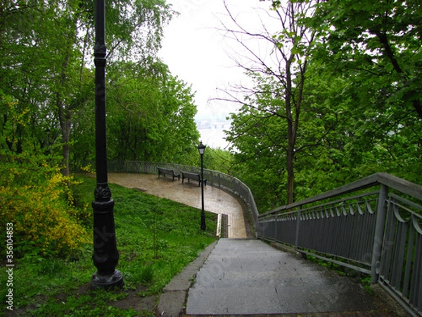 Obraz Park after rain