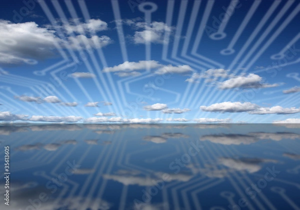 Obraz Technology horizon concept