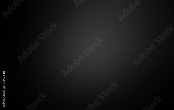 Obraz Abstract background, black gradient, dark gray background used in design. Align the letters Mobile screen computer screen website