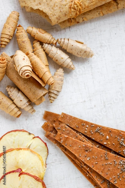 Obraz Handcrafted pastille with fresh and dried fruits