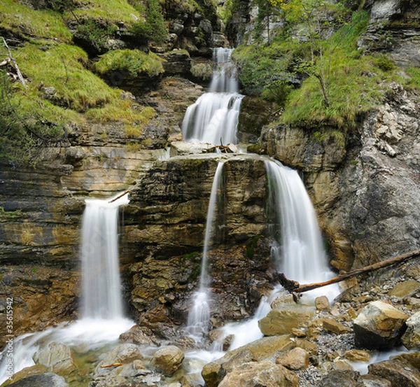 Obraz Kuhfluchtwasserfall