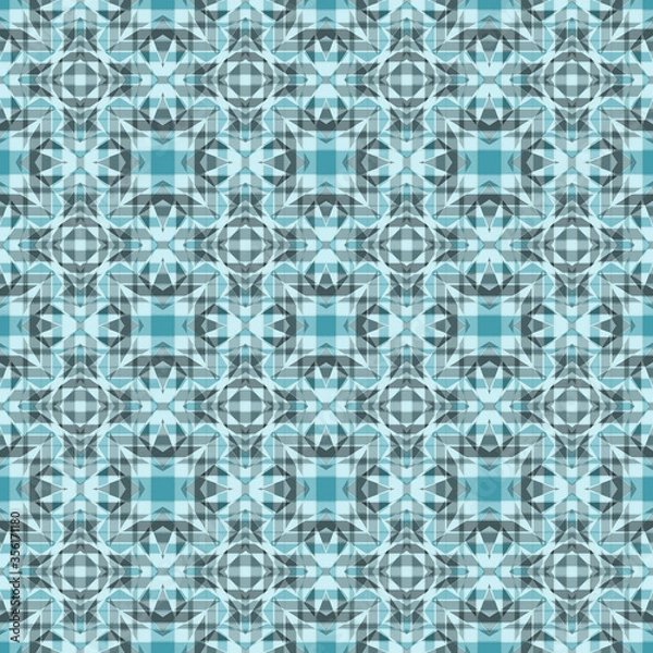 Obraz blue background seamless pattern 