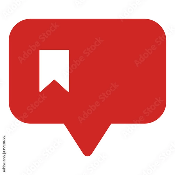 Fototapeta Saved notification icon. Globe. Marked content count. Sign alarm. Social media feed. Influencer feed. Communication. Symbol for mobile app. Label ilhouette vector.
