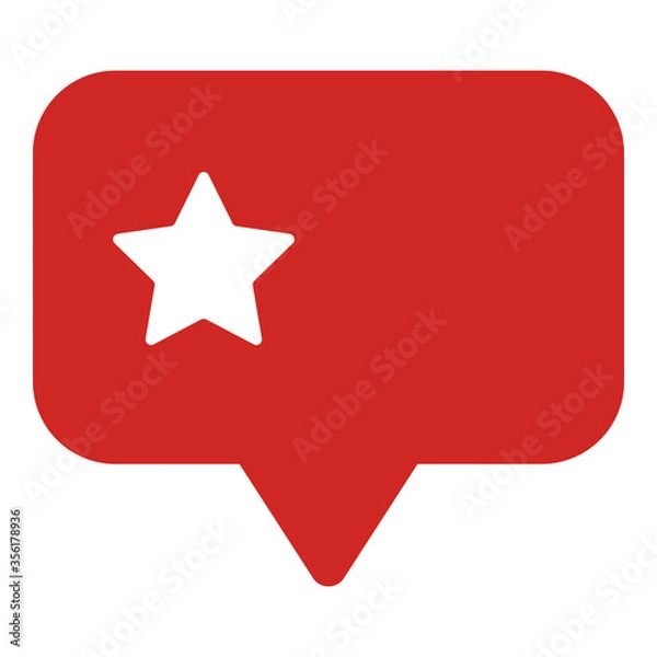Fototapeta Star notification icon. Globe. Favorite count sign alarm. Social media feed. Influencer feed. Communication. Symbol for mobile app. Star silhouette vector.