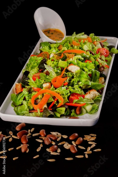 Obraz Veg Salad with Nice View